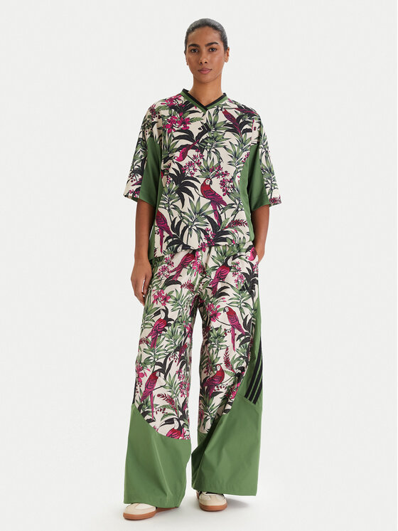 adidas adidas Футболка Farm Rio Premium KD4628 Зелений Loose Fit