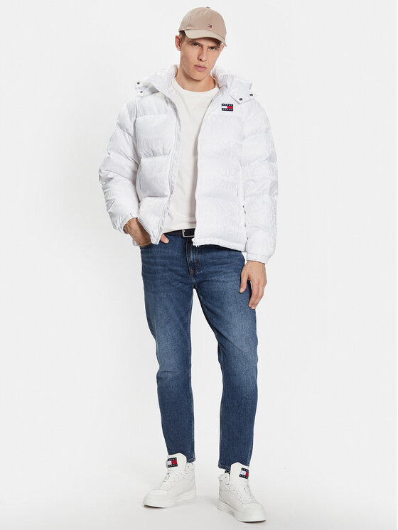 Tommy Jeans Tommy Jeans Sulejope Graffiti Alaska DM0DM16576 Valge Regular Fit