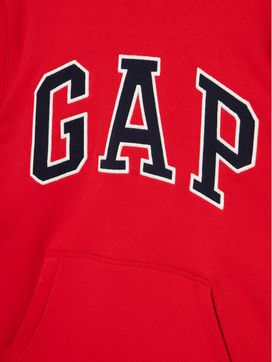 Gap Gap Felpa 516663-03 Rosso Regular Fit