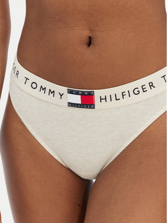 Tommy Hilfiger Tommy Hilfiger Kalhotky string UW0UW06227 Écru