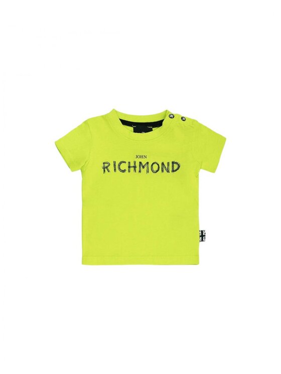 John Richmond John Richmond T-Shirt rip24093ts_sw Zielony Regular Fit