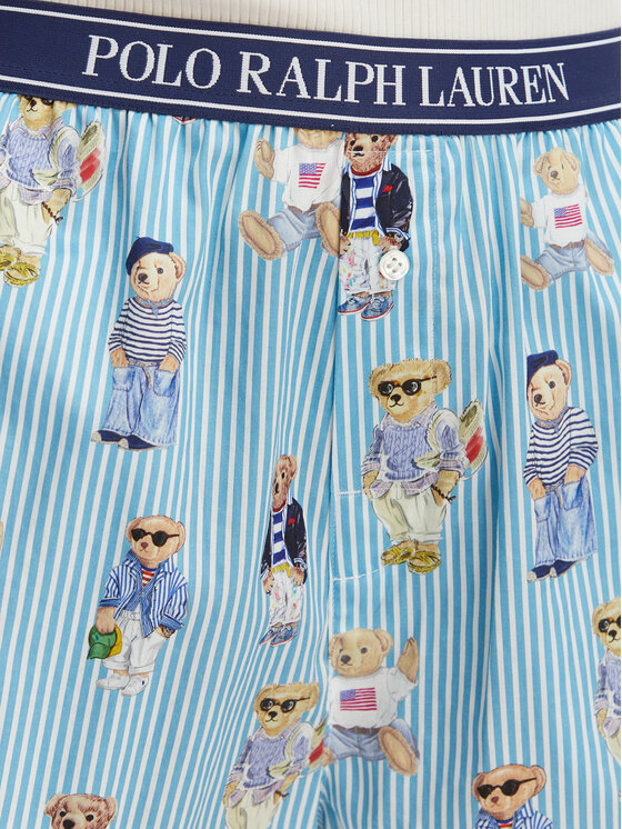 Polo Ralph Lauren Polo Ralph Lauren Pyžamové šortky 4P0119 Zelená Relaxed Fit