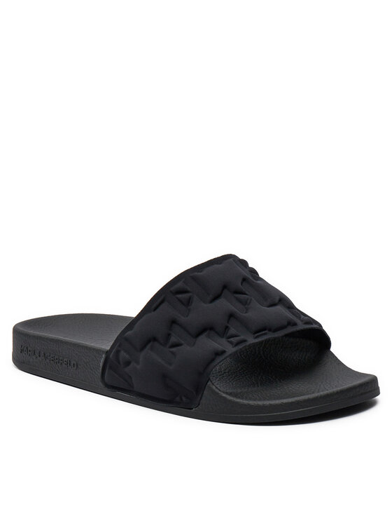KARL LAGERFELD KARL LAGERFELD Şlapi KL80949 Negru