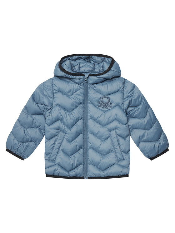 United Colors Of Benetton United Colors Of Benetton Преходно яке 2TWDGN02V Син Regular Fit