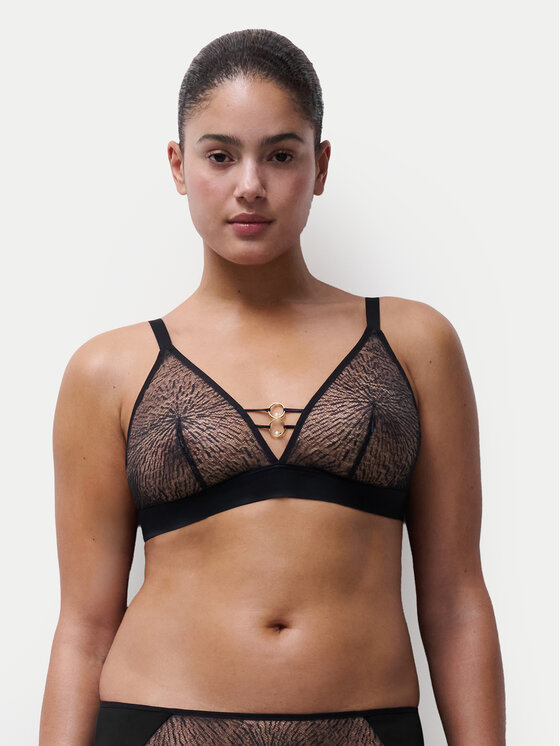 Chantelle Chantelle Sutien Bralette Pearl C01RPF Negru