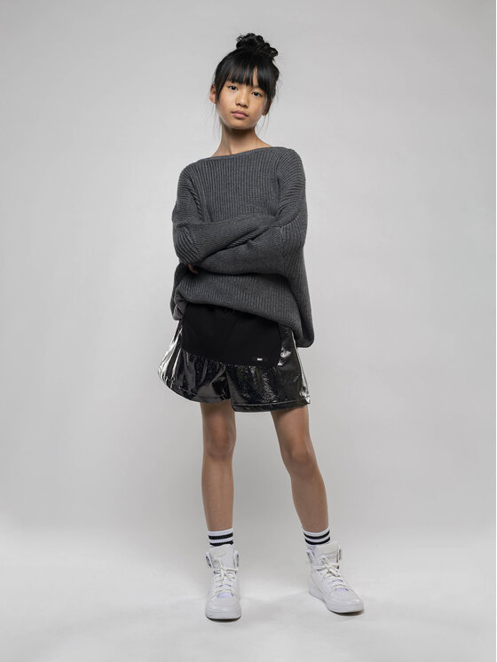 DKNY DKNY Σορτς υφασμάτινο D34B17 S Μαύρο Regular Fit