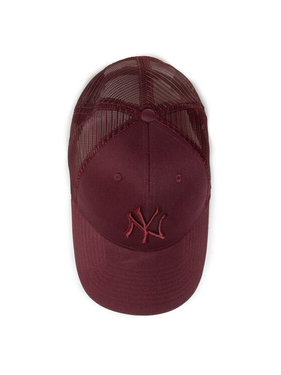 47 Brand 47 Brand Czapka z daszkiem Mlb New York Yankees Branson B-BRANS17CTP-KM Bordowy