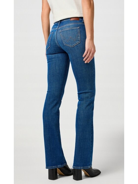 Wrangler Wrangler Jeansy Bootcut 625 Niebieski Bootcut Fit