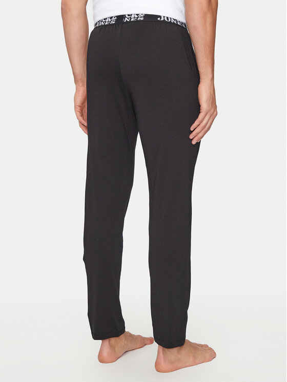 Jack & Jones Jack & Jones Pidžama hlače Elton 12265500 Crna Regular Fit