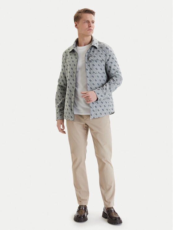 Guess Guess Giacca di transizione M6GL05 W1661 Grigio Classic Fit