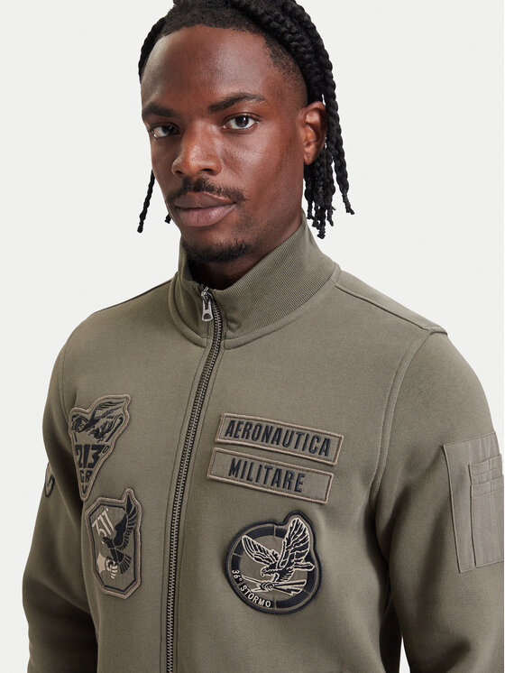 Aeronautica Militare Aeronautica Militare Bluza 262FE2143UF00686 Khaki Regular Fit