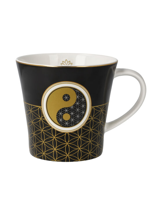 Goebel Goebel Kubek Yin Yang - Lotus Czarny