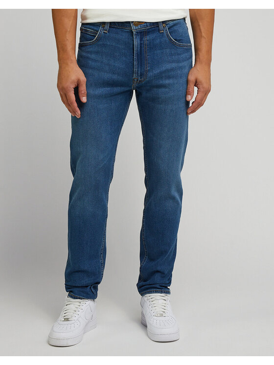 Lee Lee Jeansy RIDER Niebieski Slim Fit