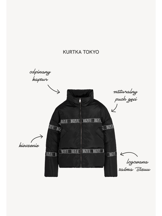BIZUU BIZUU Vatovaná bunda TOKYO Černá Standard Fit