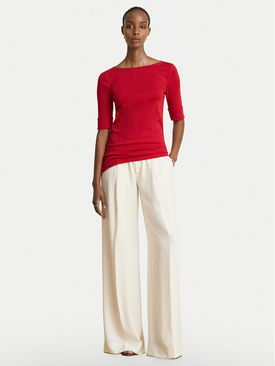 LAUREN RALPH LAUREN LAUREN RALPH LAUREN Блуза 200654963197 Червен Slim Fit