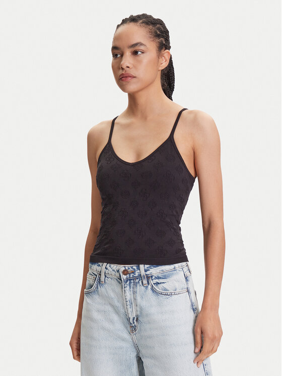 Női Felső Guess, Méret: M/L, Fekete, V5YP05 Z3OA0