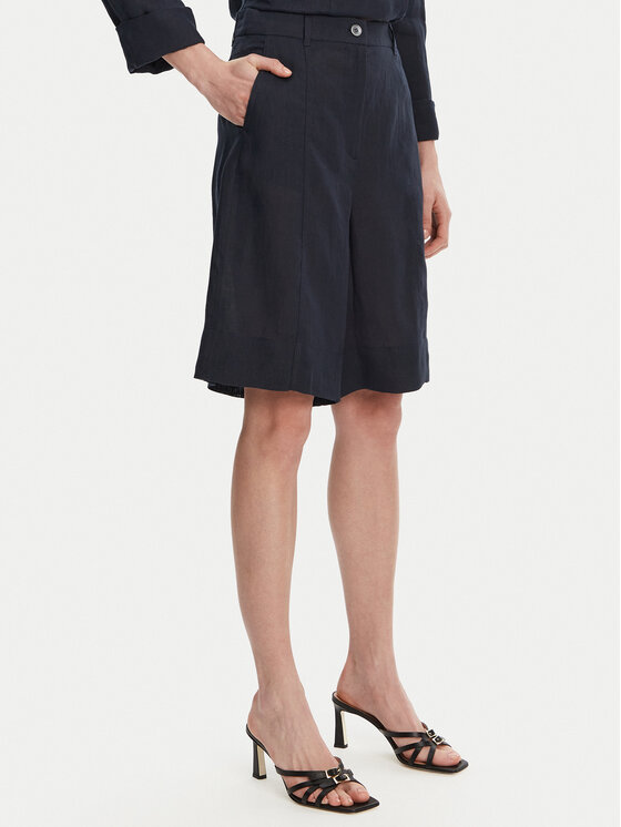 Marella Bermudy Pireo 2513141044 Tmavomodrá Relaxed Fit