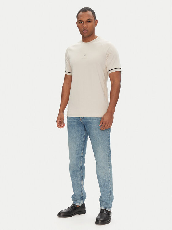 BOSS BOSS T-särk 50537846 Beež Regular Fit