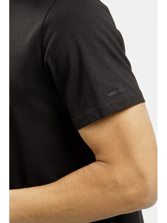 Cross Jeans Cross Jeans T-Shirt 15427-020 Czarny Regular Fit