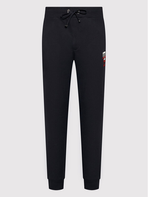 Tommy Hilfiger Tommy Hilfiger Teplákové nohavice Essential Monogram MW0MW28208 Tmavomodrá Regular Fit
