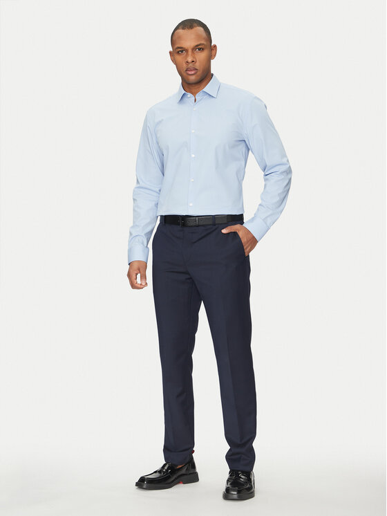 HUGO Hugo Camicia C-Jenno 50289499 Celeste Slim Fit