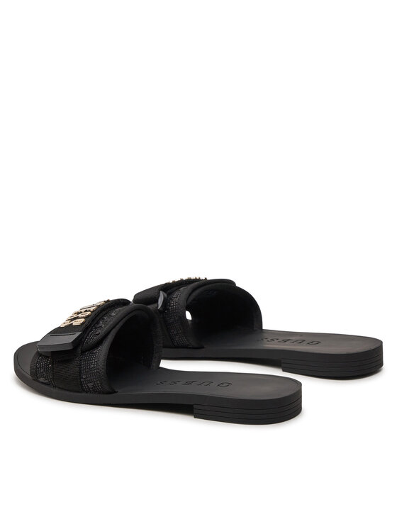 Guess Guess Şlapi Elyze3 FLGEL3 ELE19 Negru