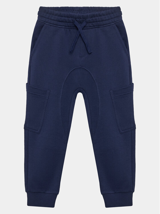 United Colors Of Benetton United Colors Of Benetton Spodnji del trenirke 3J68CF01N Mornarsko modra Regular Fit