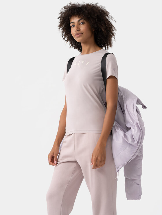 4F 4F Зимно яке 4FAW23TDJAF231 Виолетов Regular Fit