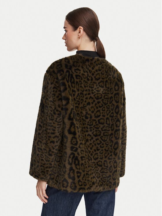 Marella Marella Futro Macro 2623456044 Brązowy Regular Fit