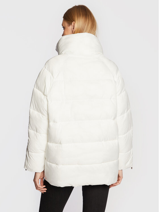 PINKO PINKO Зимно яке Brunella 1G17Z3 A082 Бял Relaxed Fit