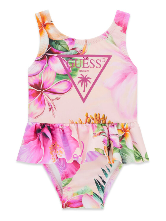 Guess Costum de baie A6GZ00 MC052 Roz