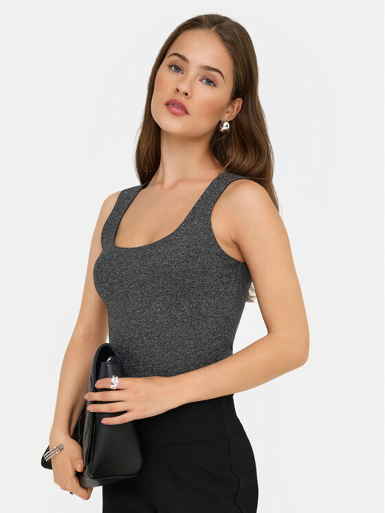 ONLY ONLY топ Lea 15356494 Сив Regular Fit
