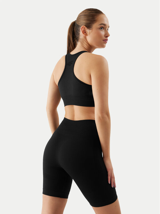 4F 4F Sutien sport 4FWSS24USBAF116 Negru