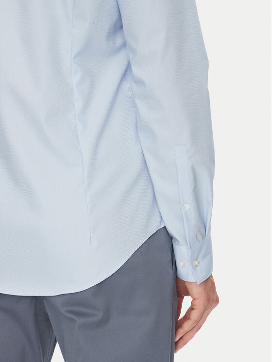 Calvin Klein Calvin Klein Koszula LV019EU017 Błękitny Slim Fit