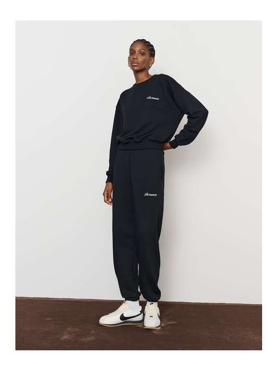 La Mania La Mania Felpa ROYAL Nero Active Fit