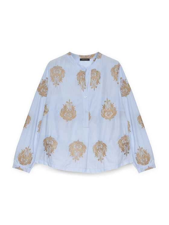 Fiorella Rubino Fiorella Rubino Blusa 2814T002328N0R4 Turchese A-Line Fit