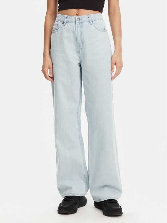 Karl Kani Karl Kani Jeans hlače Signature K 61000045 Modra Straight Leg