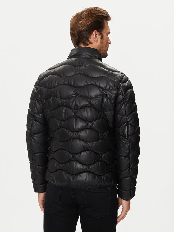 Milestone Milestone Lederjacke Roger 431040 60500 Schwarz Regular Fit