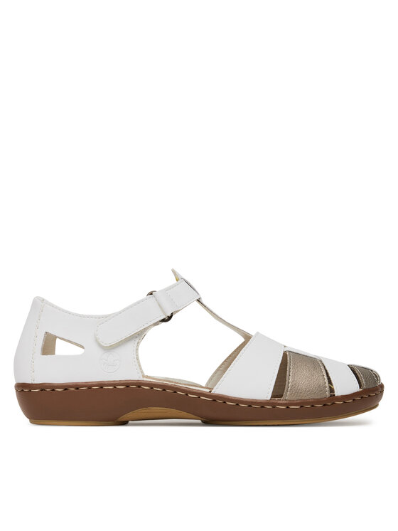 Sandale Rieker 45869-80 Alb