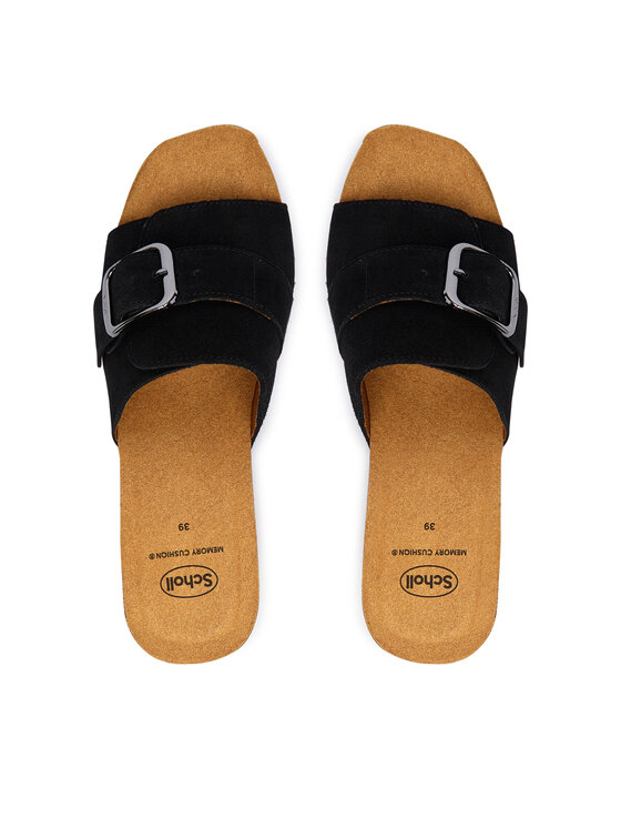 Scholl Scholl Шльопанці Tropica Buckle Med. MF00880 Чорний