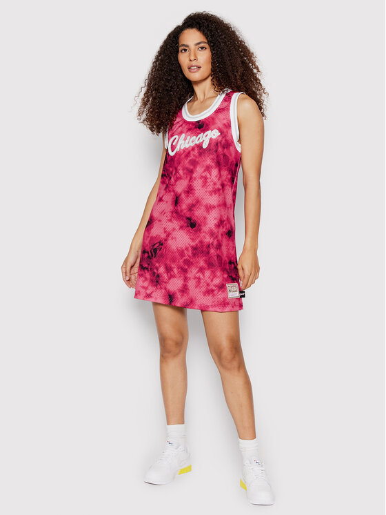 Mitchell & Ness Mitchell & Ness Sukienka codzienna TDRSLF19018 Czerwony Regular Fit