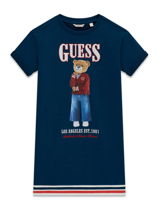 Guess Guess Hétköznapi ruha J6RK11 KAD74 Sötétkék Regular Fit