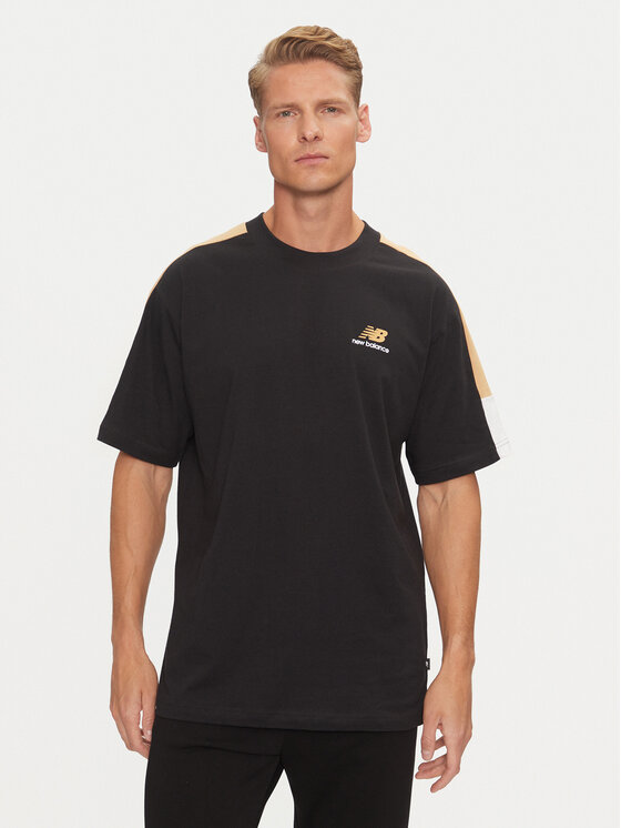 New Balance New Balance Tricou Classics MT43526BK Negru Relaxed Fit