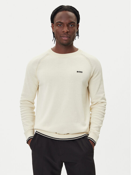 BOSS BOSS Džemper K_Zone CN 50541938 Bež Regular Fit