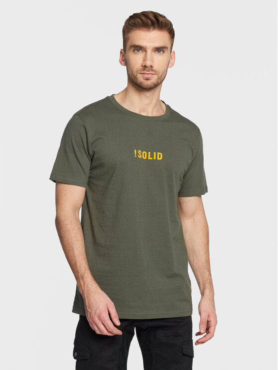 Solid Tricou Daniels 21107463 Verde Regular Fit