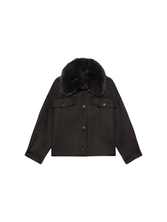 Oltre Oltre Cappotto 0096J000140N022 Marrone Boxy Fit