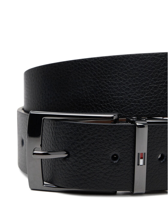 Tommy Hilfiger Tommy Hilfiger Ζώνη Ανδρική Adan Reversible 3.5 AM0AM13173 Μαύρο