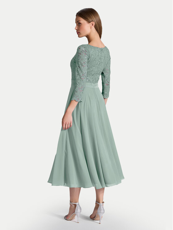 Swing Swing Sukienka koktajlowa 77761710 Zielony Regular Fit