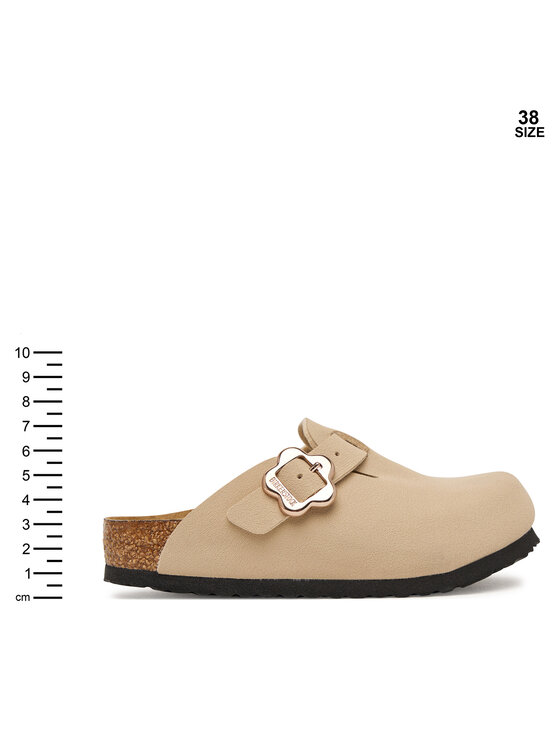 Birkenstock Birkenstock Шльопанці Boston Flower Buckle 1030630 S Бежевий