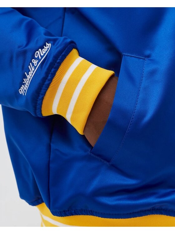 Mitchell & Ness Mitchell & Ness Bundy bomber HEAVYWEIGHT SATIN JACKET LOS ANGELES RAMS Modrá Regular Fit